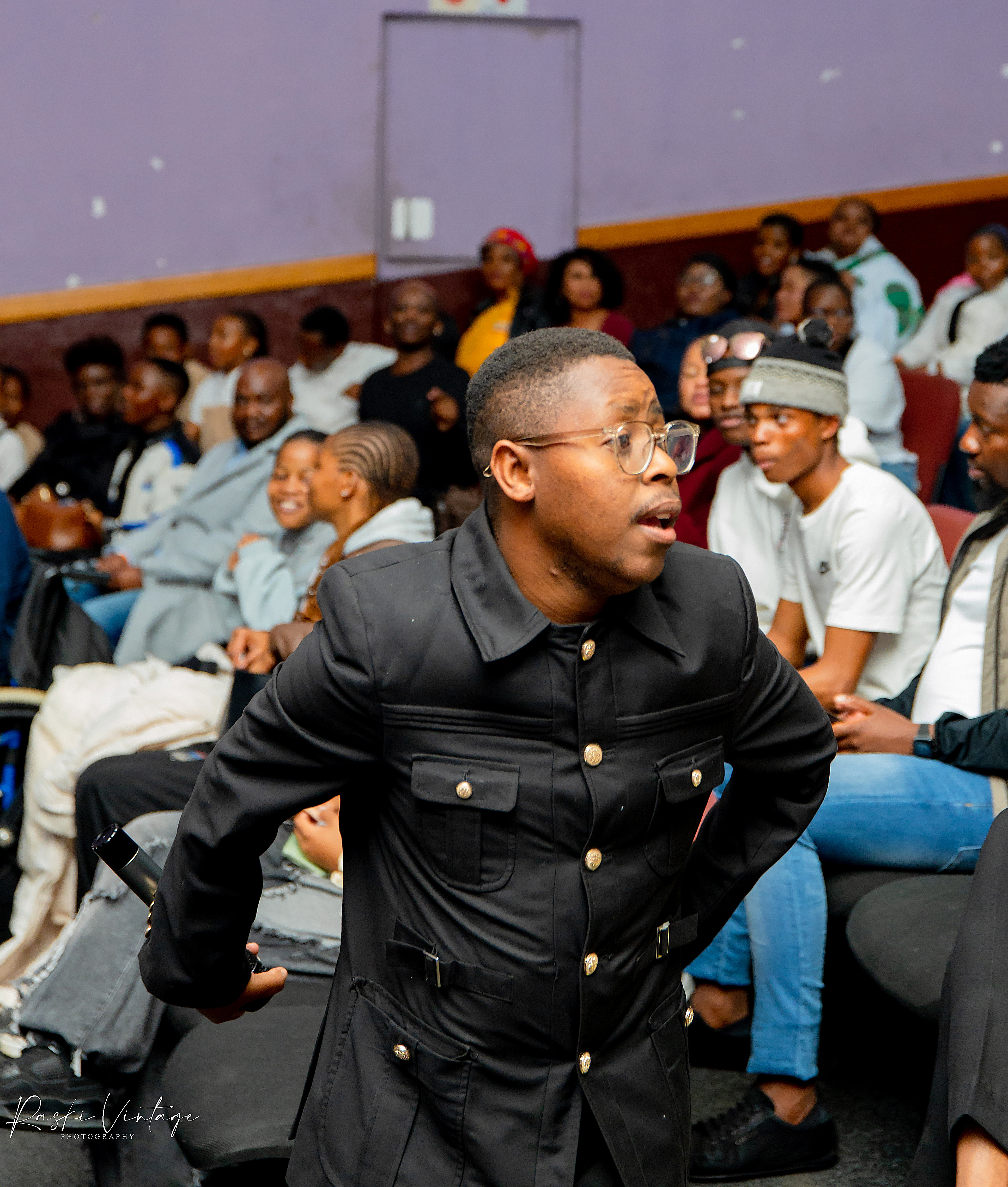 Youth pageantry audience and training session